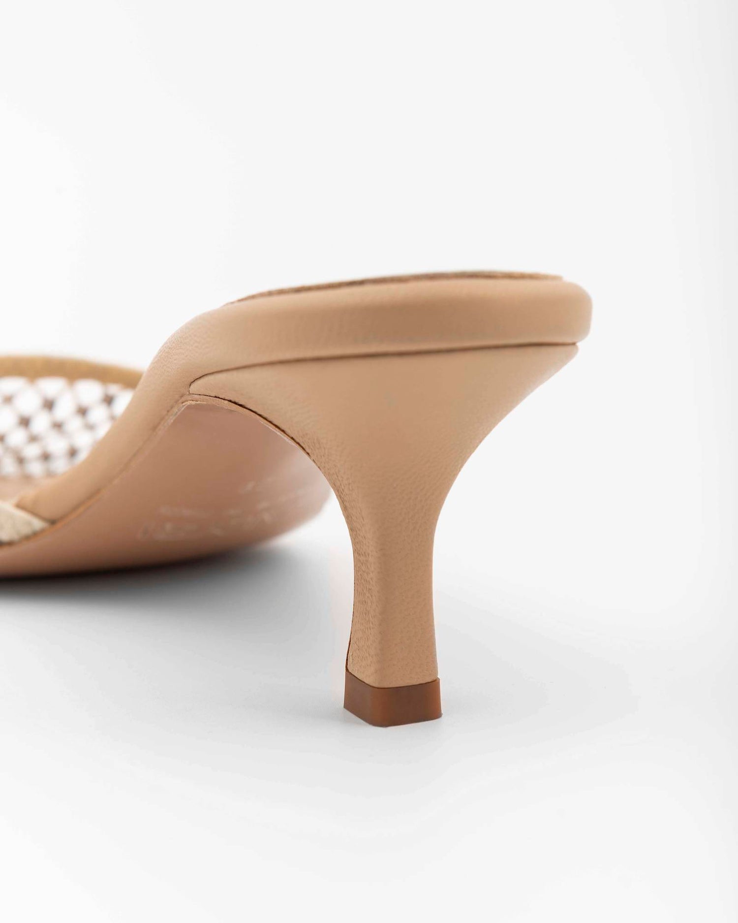 MULE SHOES STRASS CON TACCO