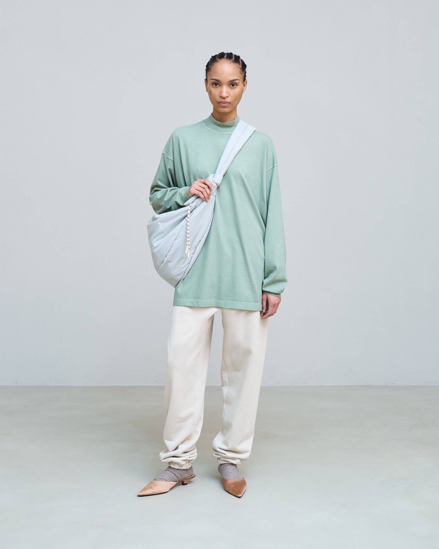 MAXI SACCA IN NYLON Salvia