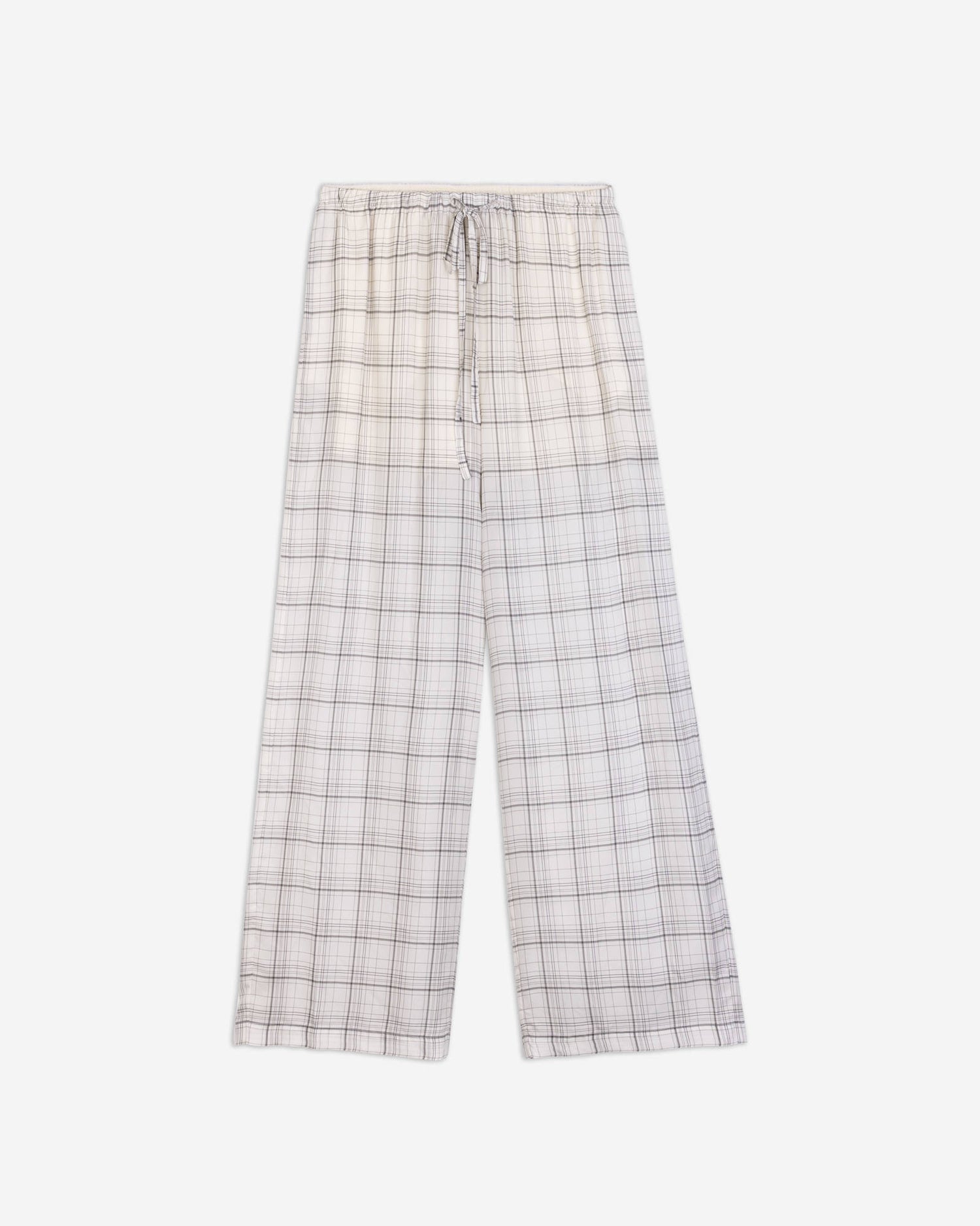 PANTALONE FLUID CHECK IN CUPRO