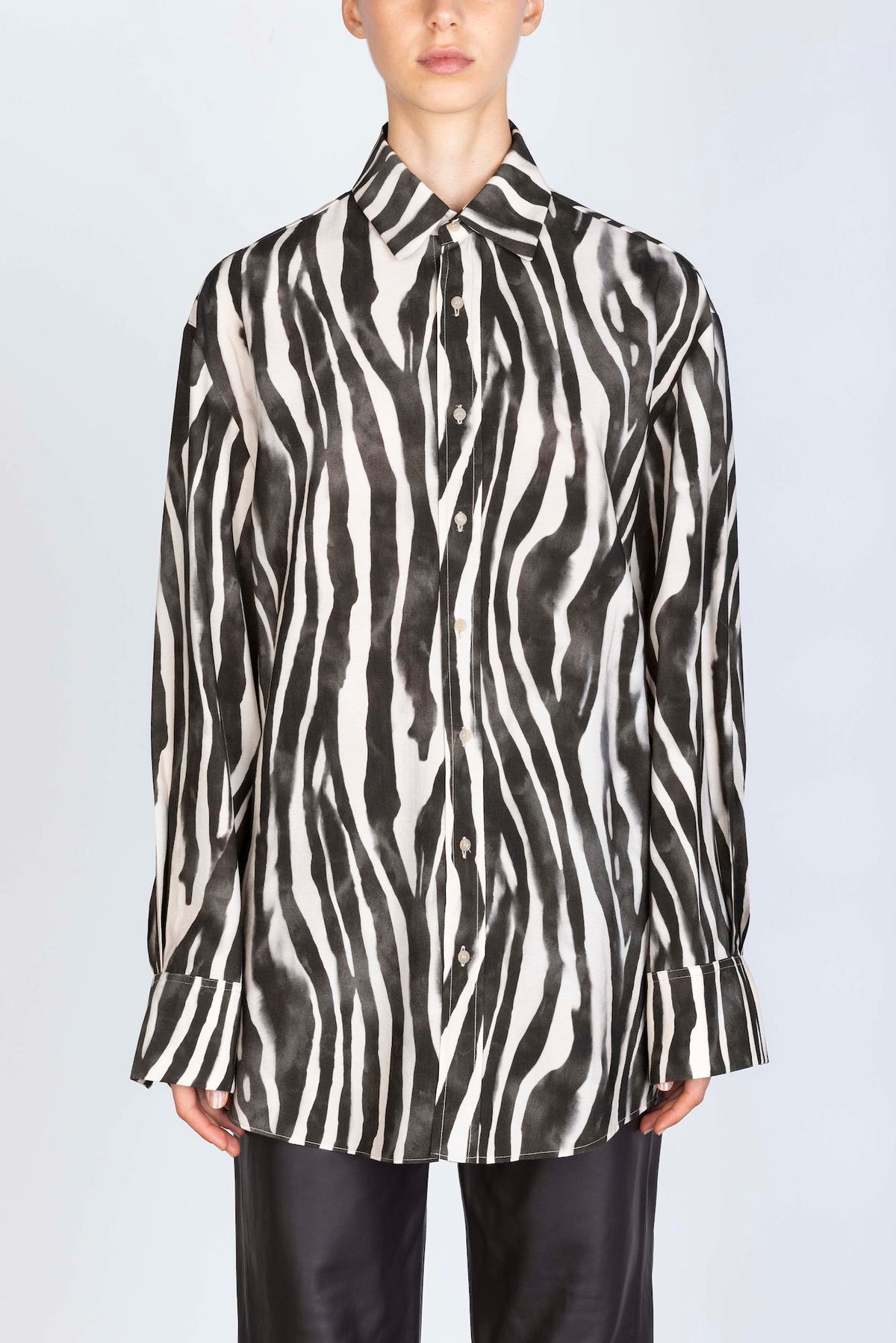 CAMICIA IN VISCOSA STAMPATA