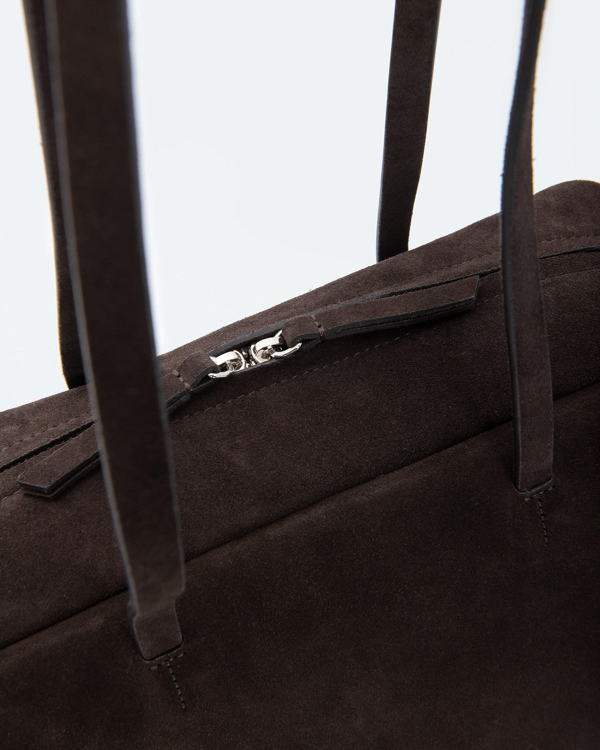 BOWLING BAG IN SUEDE