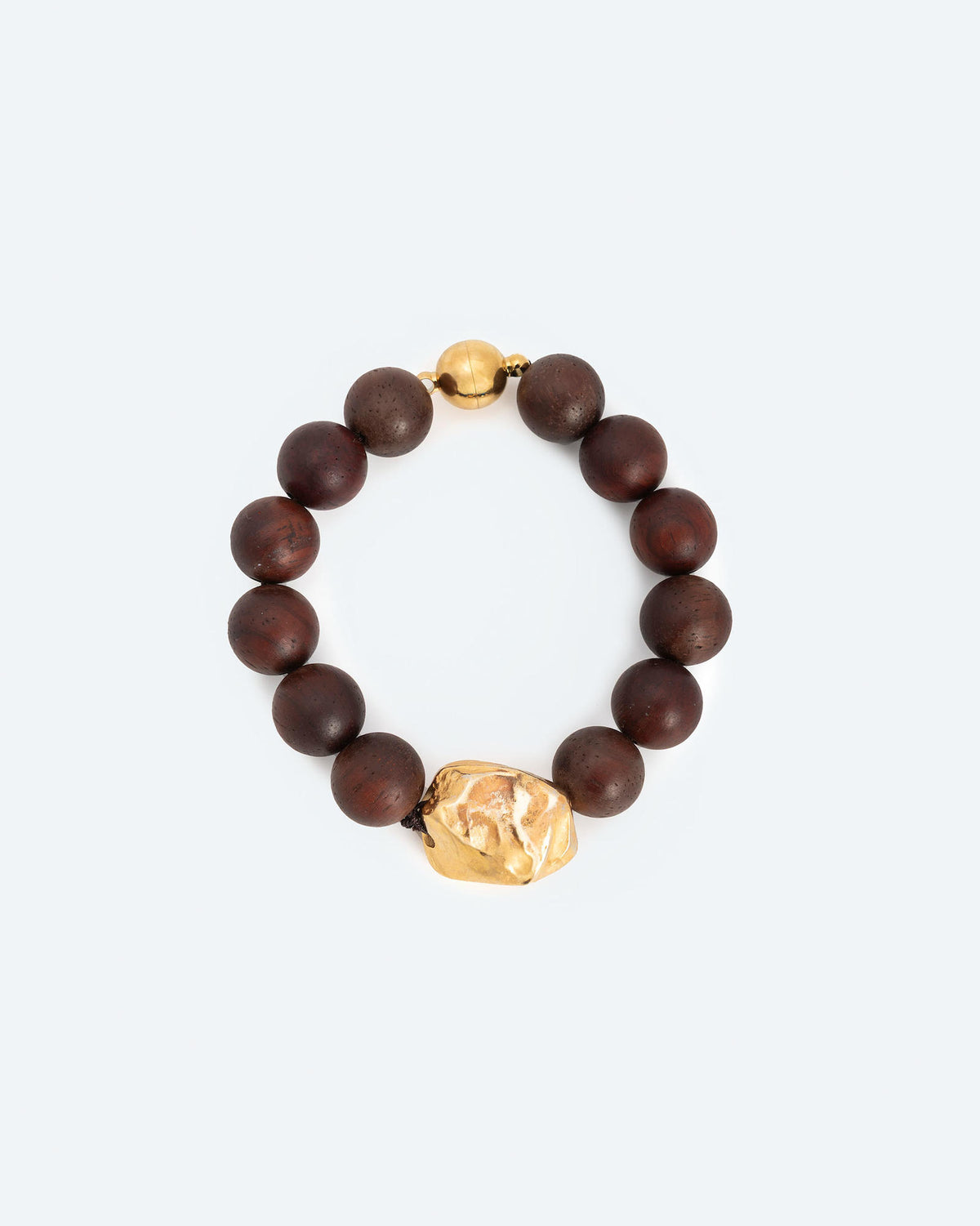 BRACCIALE CON BOULES IN LEGNO