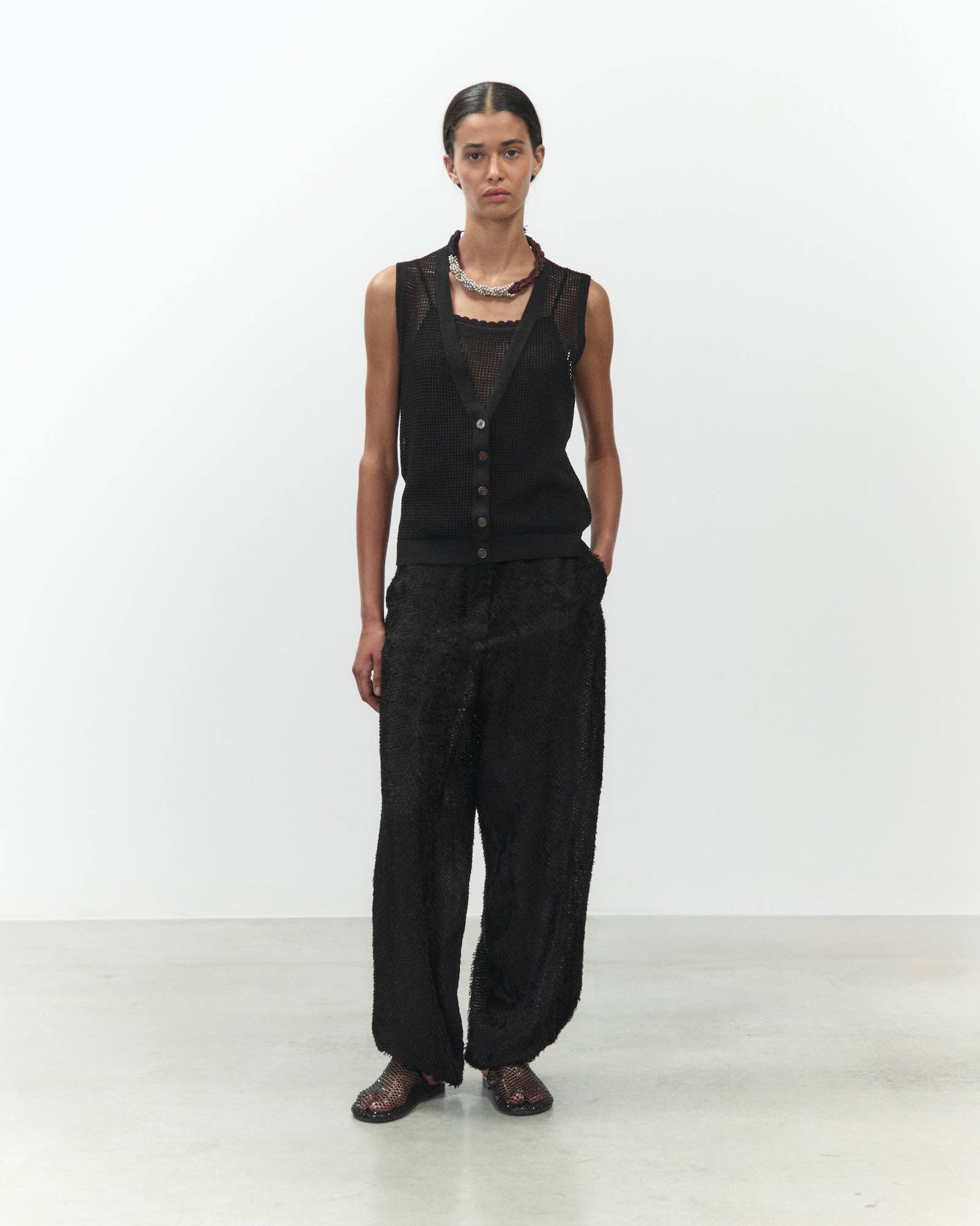 GILET IN MAGLIA