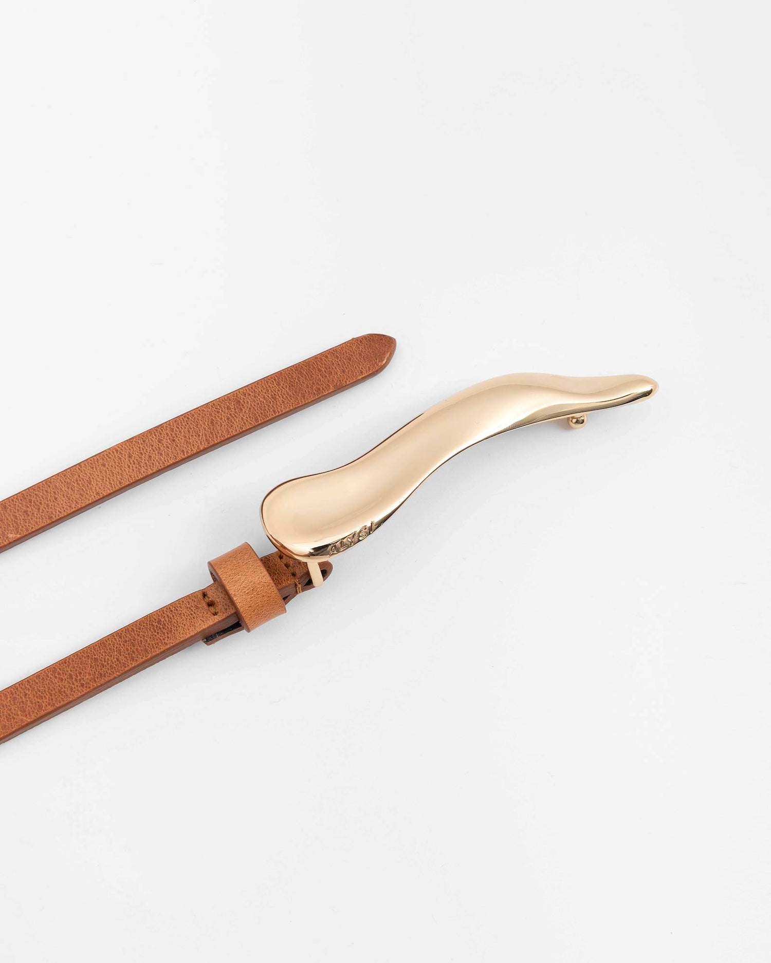 CINTURA SOTTILE IN PELLE