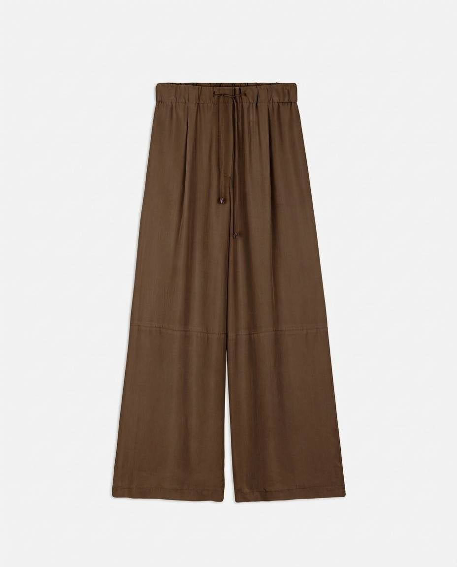 PANTALONE IN SETA AMPIO
