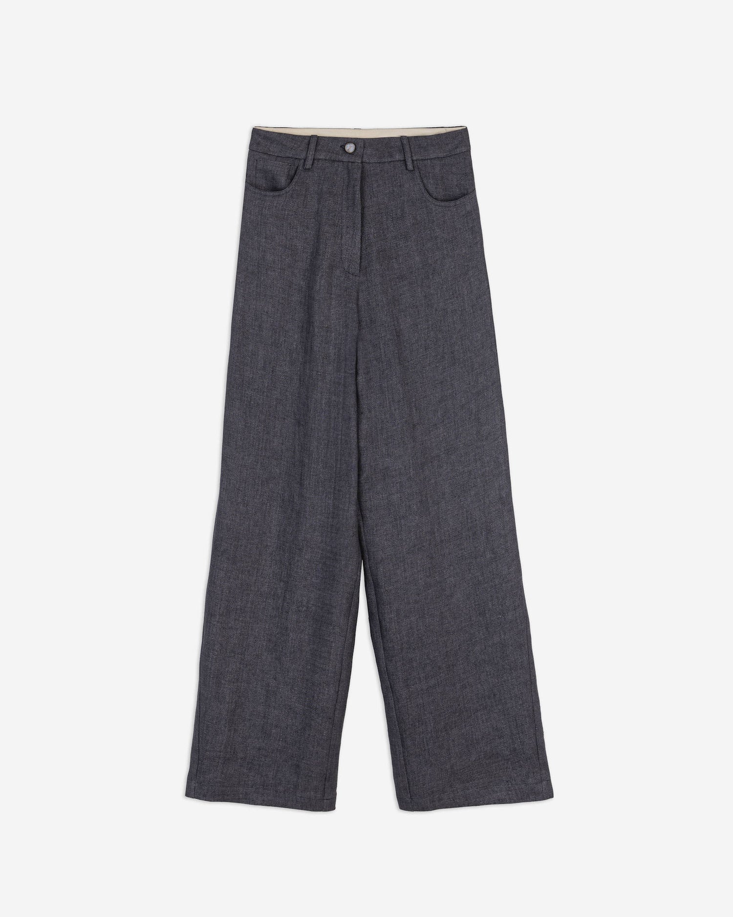 PANTALONE 5 TASCHE IN LINO