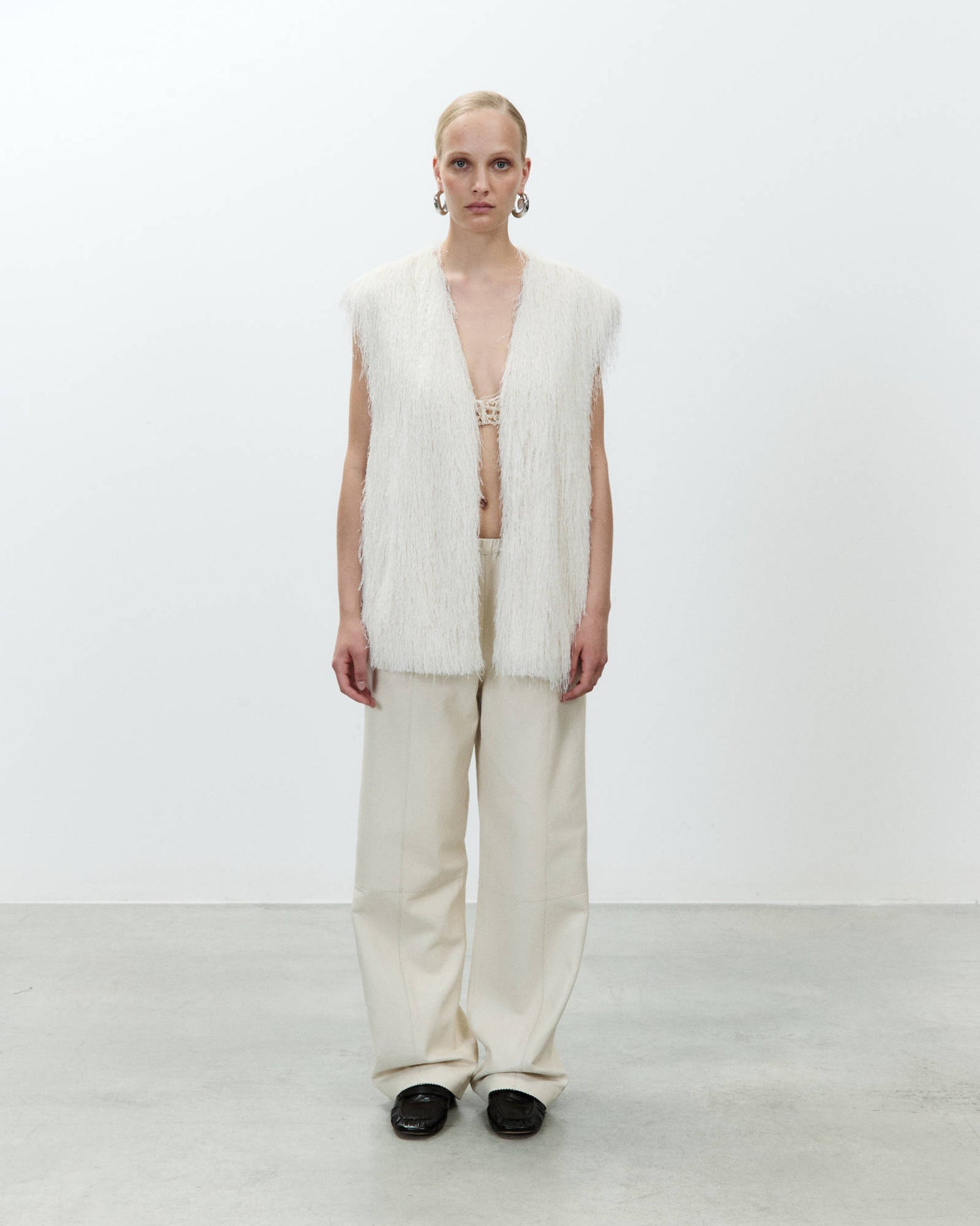 GILET CON FRANGE