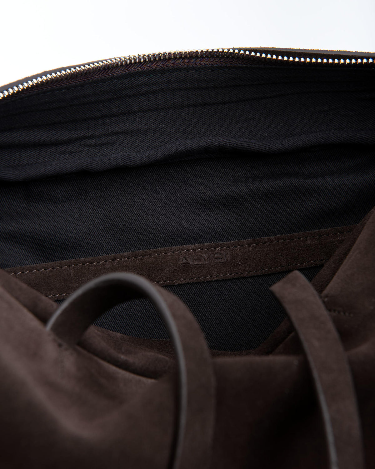BOWLING BAG IN SUEDE