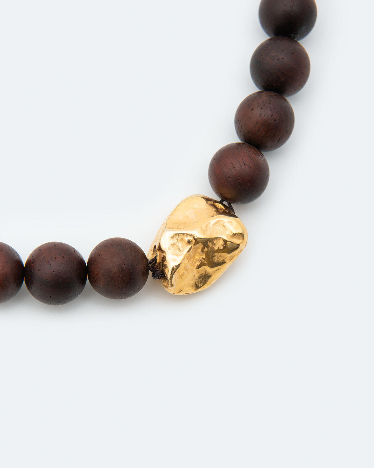 COLLANA GIROCOLLO CON BOULES IN LEGNO