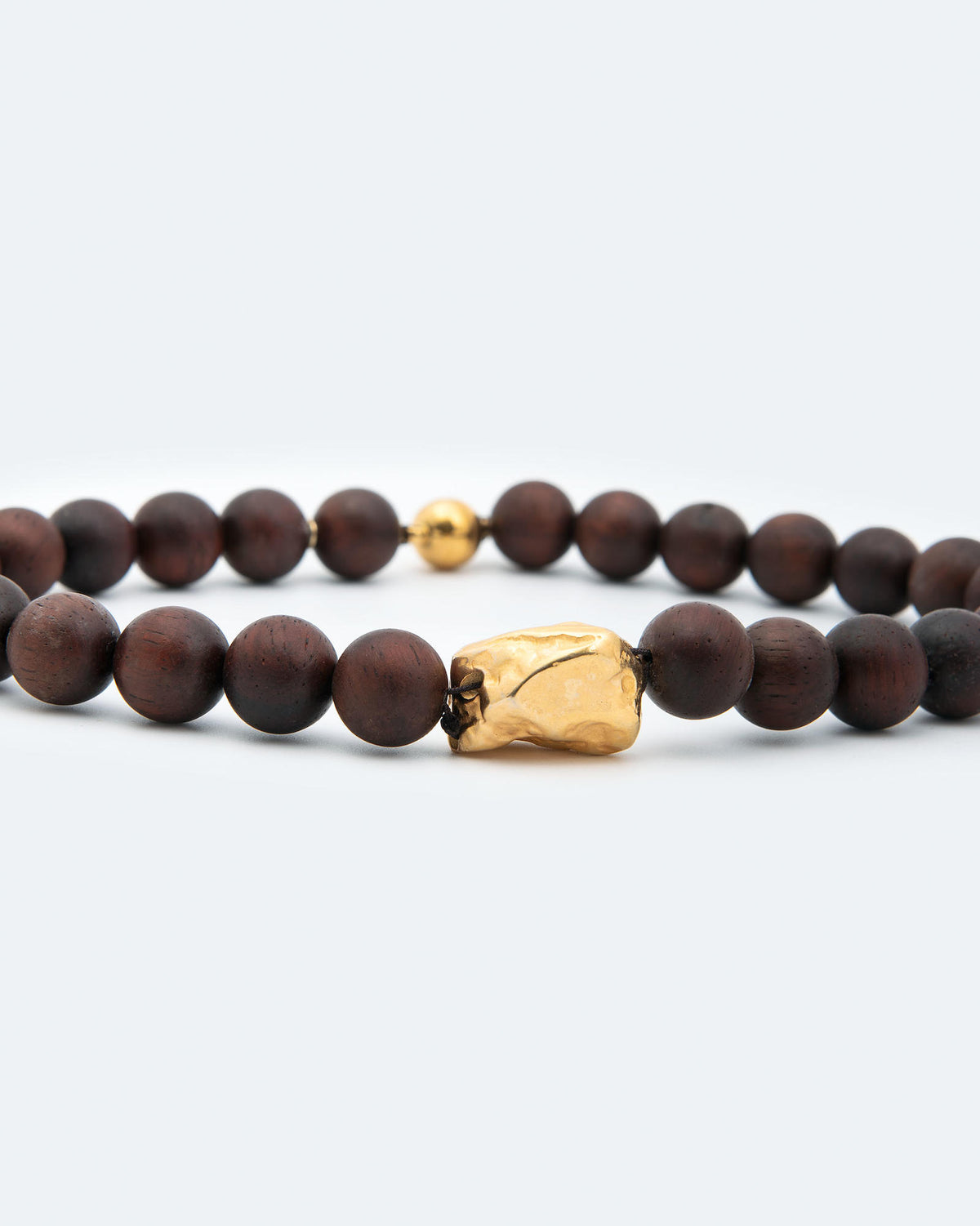 COLLANA GIROCOLLO CON BOULES IN LEGNO