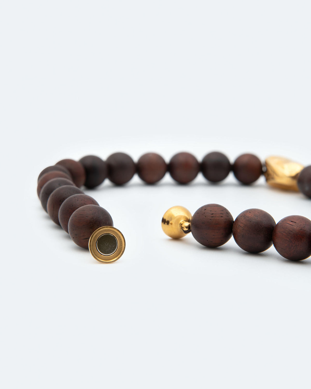 COLLANA GIROCOLLO CON BOULES IN LEGNO