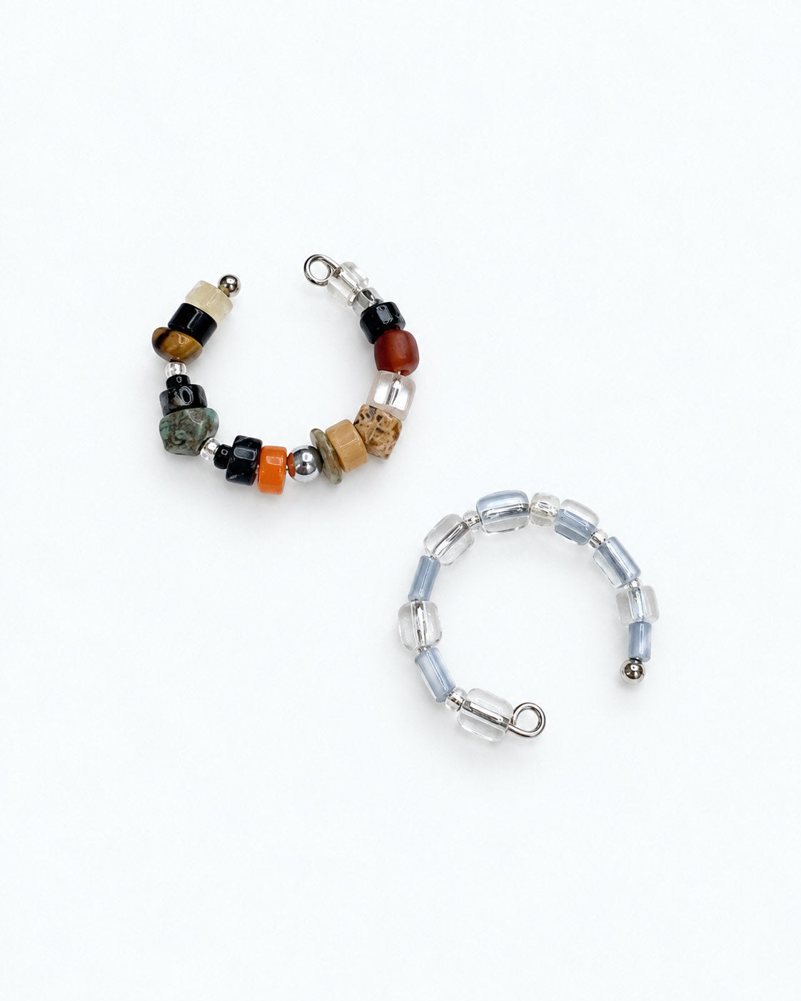 earcuff con pietre naturali