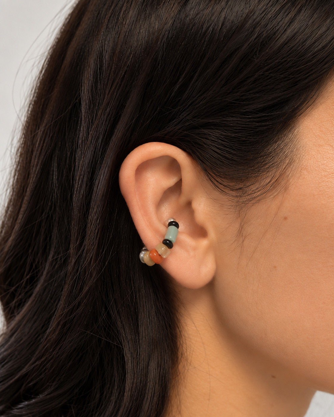 earcuff con pietre naturali