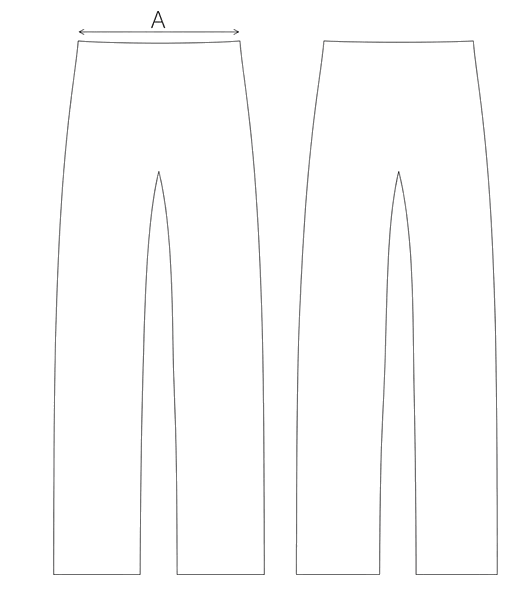 Guida misure PANTALONE AMPIO MÉLANGE