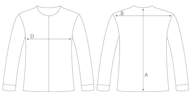 Guida misure CAMICIA OVERSIZE IN POPELINE