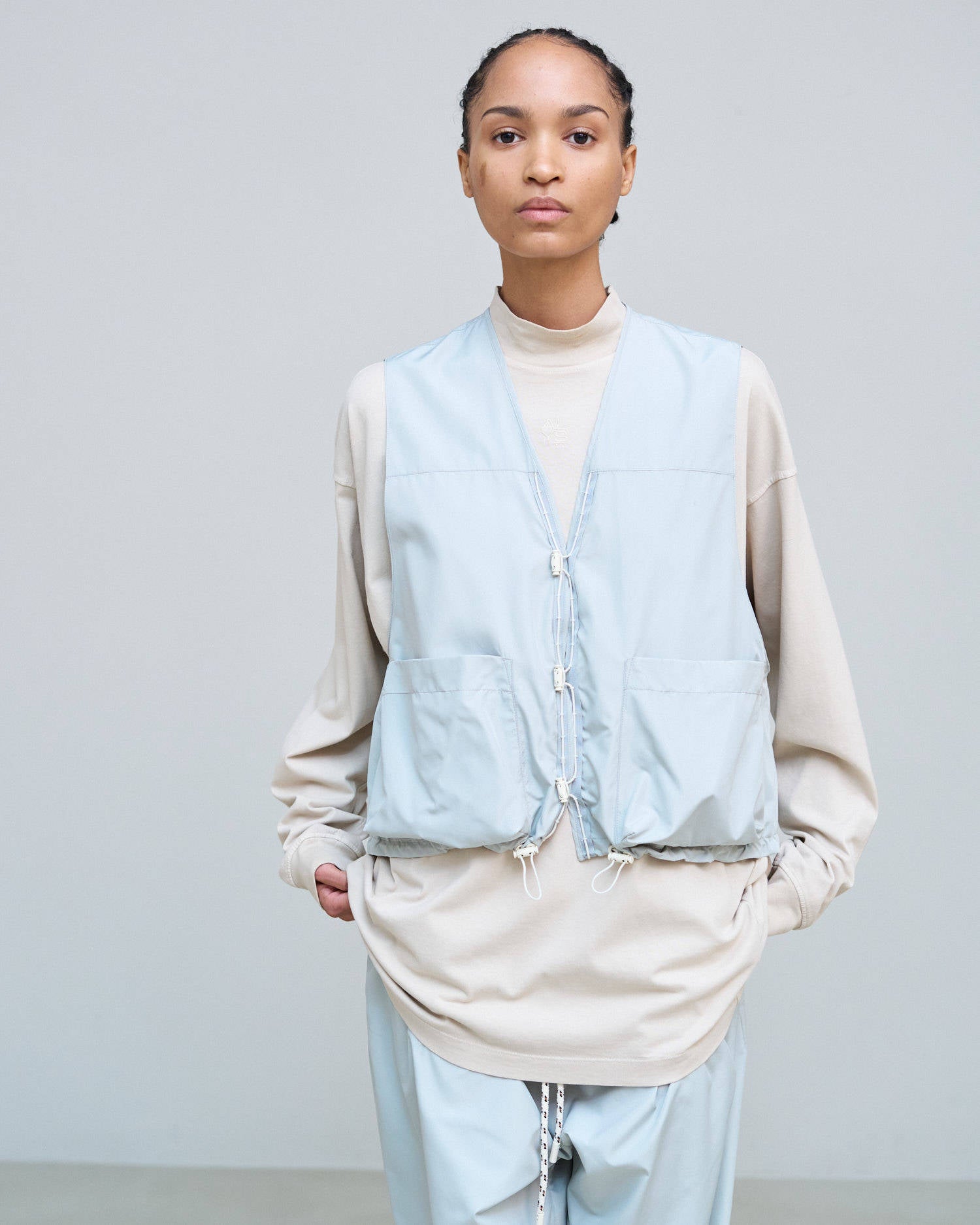 GILET IN NYLON Salvia
