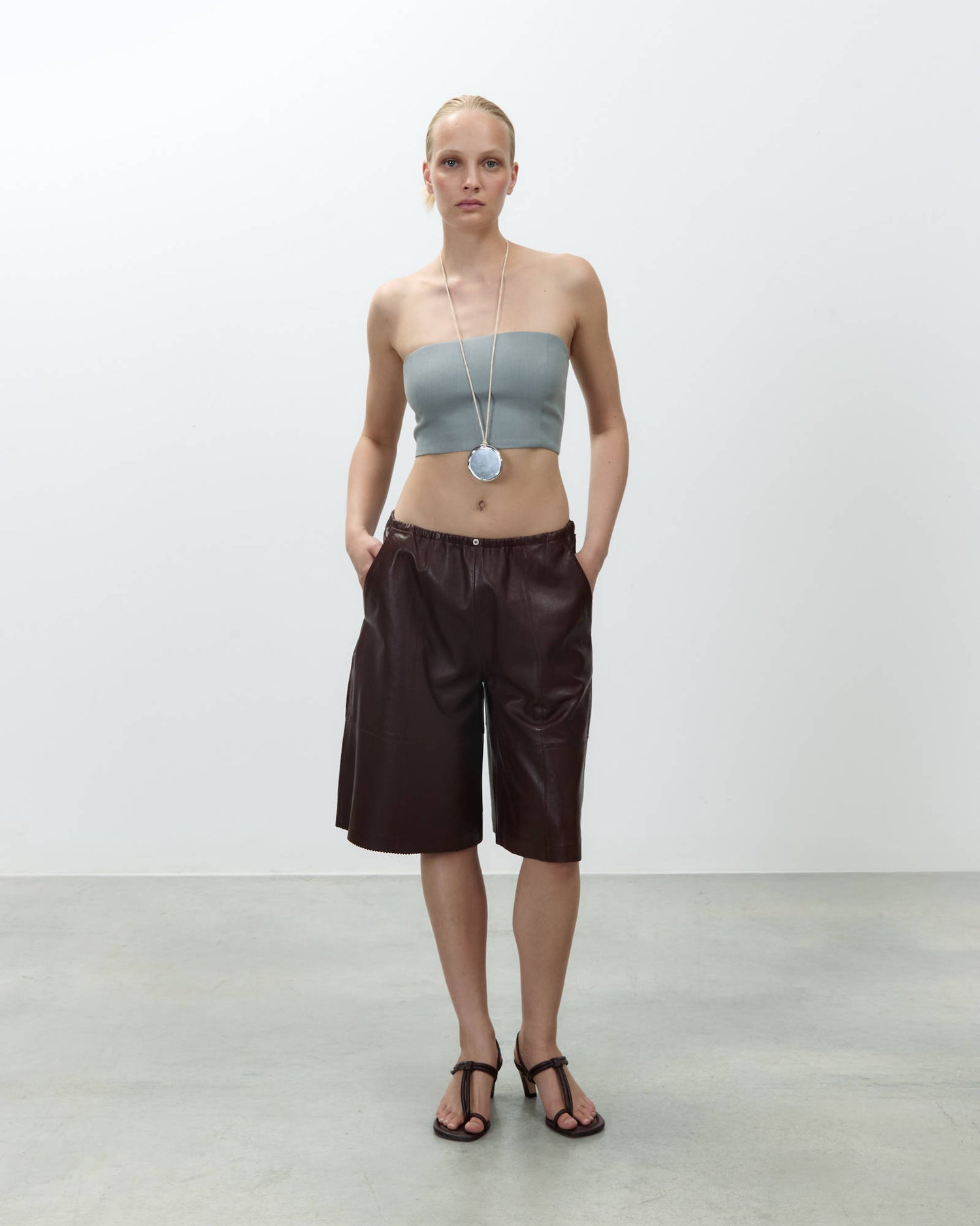 TOP BUSTIER IN LINO